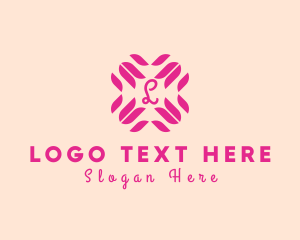 Floral Design - Tulip Flower Geometric Jewelry logo design