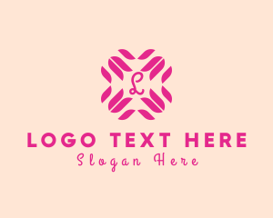 Tulip Flower Geometric Jewelry Logo