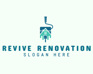 Renovation - Home Renovation Painting logo design