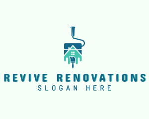 Renovation - Home Renovation Painting logo design