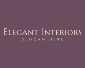 Expensive Elegant Brand logo design