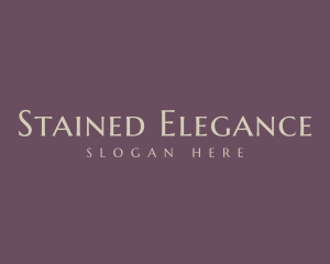 Expensive Elegant Brand logo design