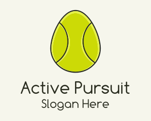 Activity - Egg Tennis Ball logo design