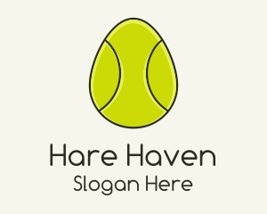 Egg Tennis Ball logo design