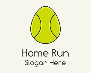 Baseball Team - Egg Tennis Ball logo design