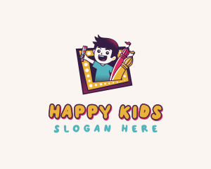 Celebration Kids Party logo design