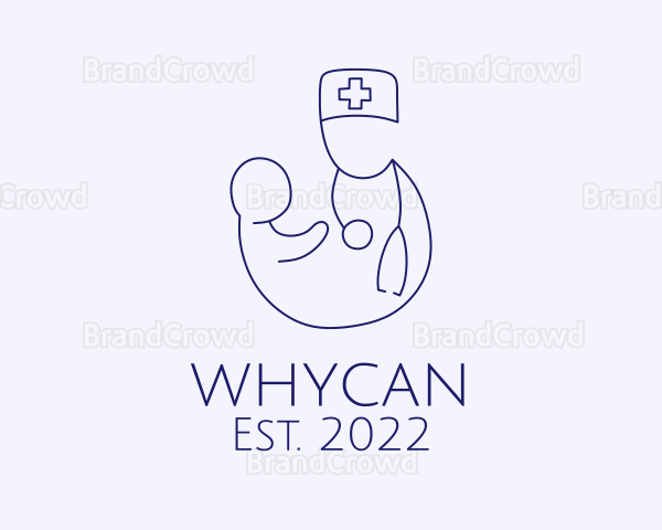 Medical Healthcare Pediatrician Logo