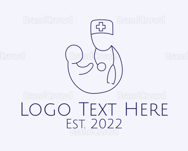 Medical Healthcare Pediatrician Logo