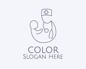 Medical Healthcare Pediatrician  Logo