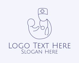 Medical Healthcare Pediatrician  Logo