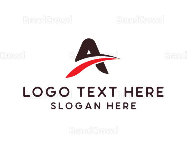 Freight Logistics Consult Letter A Logo