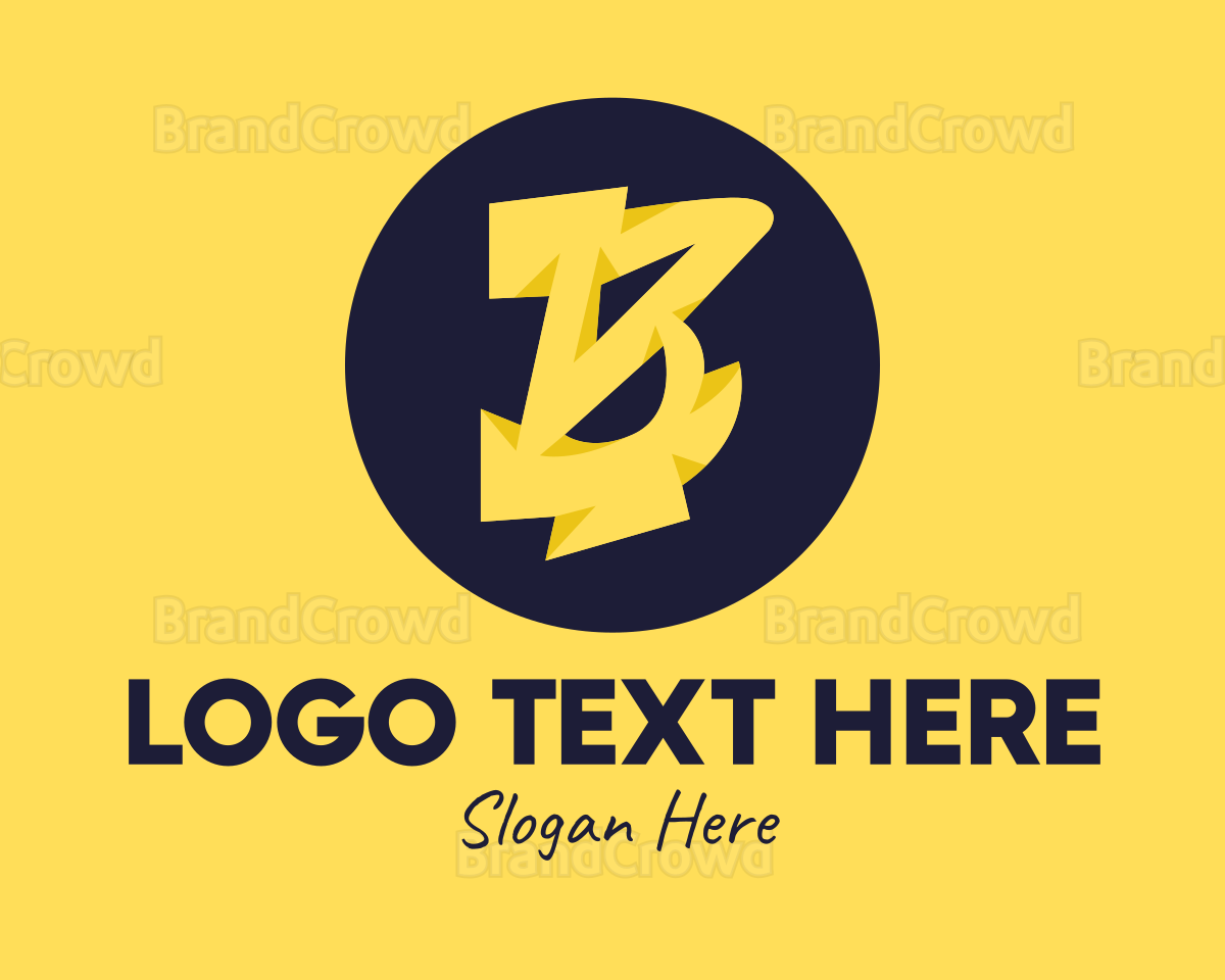 Yellow Letter B Logo | BrandCrowd Logo Maker