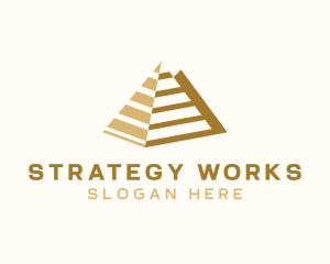 Luxury Pyramid Architecture logo design