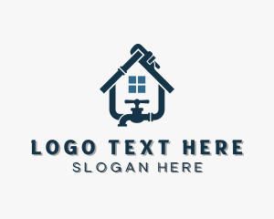 Faucet - Home Wrench Plumbing logo design