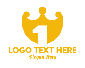 Treasure - Crown Shield Number 1 logo design
