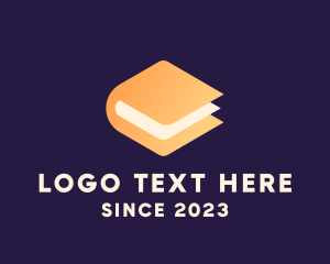 Review Center - Academic Learning Book logo design