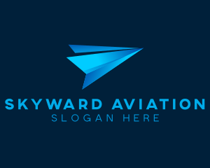 Aviation Flight Plane logo design