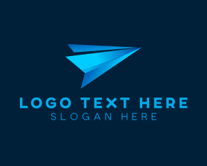 Logistics - Aviation Flight Plane logo design