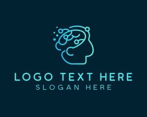 Psychology - Brain Science Technology logo design