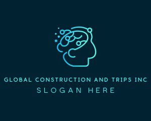 Neurology - Brain Science Technology logo design
