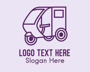 Service - Electric Tricycle Transport logo design