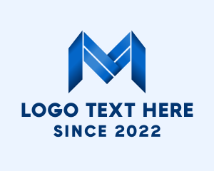 Letter M - Corporate Home Builder Contractor logo design
