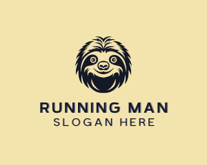 Sloth Animal Wildlife Logo
