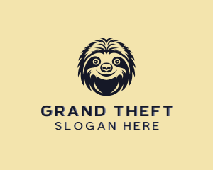National Animal - Sloth Animal Wildlife logo design