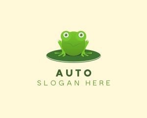 Swamp - Pond Frog Toad logo design