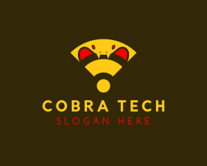 Cobra Snake Wifi logo design