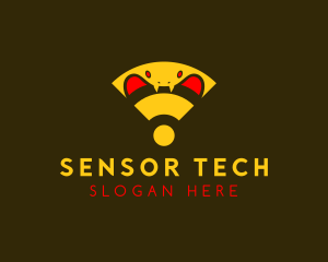 Sensor - Cobra Snake Wifi logo design