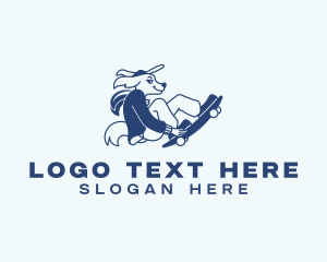 Clothing - Pet Dog Skateboard logo design