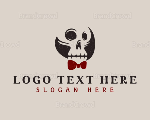 Dead Skull Bow Tie Logo