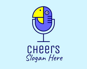 Bird Podcast Microphone Logo
