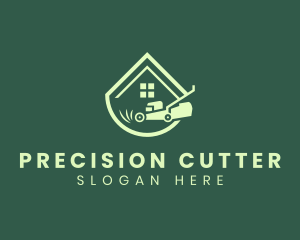 Lawn Mower Landscaping logo design