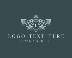 Owl - Elegant Owl Crest logo design