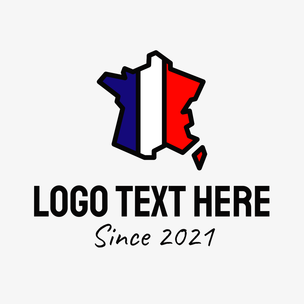 French Map Line Art Logo | BrandCrowd Logo Maker