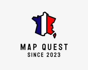 French Map Country logo design