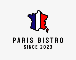 French Map Country logo design