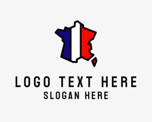 French Map Country Logo