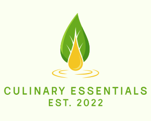 Organic Essential Oil logo design