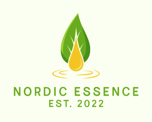 Organic Essential Oil logo design