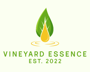 Organic Essential Oil logo design