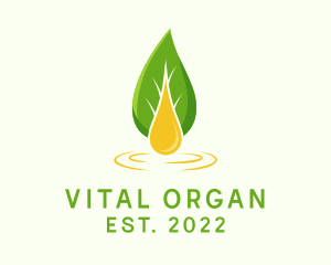 Organic Essential Oil logo design