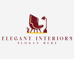 Elegant Chair Seating logo design