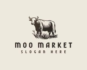 Cow Beef Barn logo design