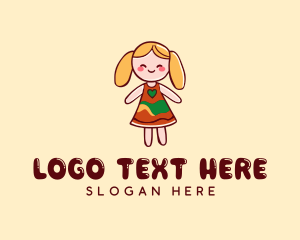 Kindergarten - Girl Preschool Kindergarten logo design