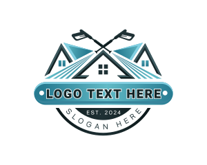 Window - Pressure Wash Cleaning Wash logo design