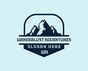 Adventure Mountain Climbing logo design