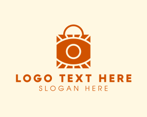 Online Shop - Eye Bag Shopping logo design